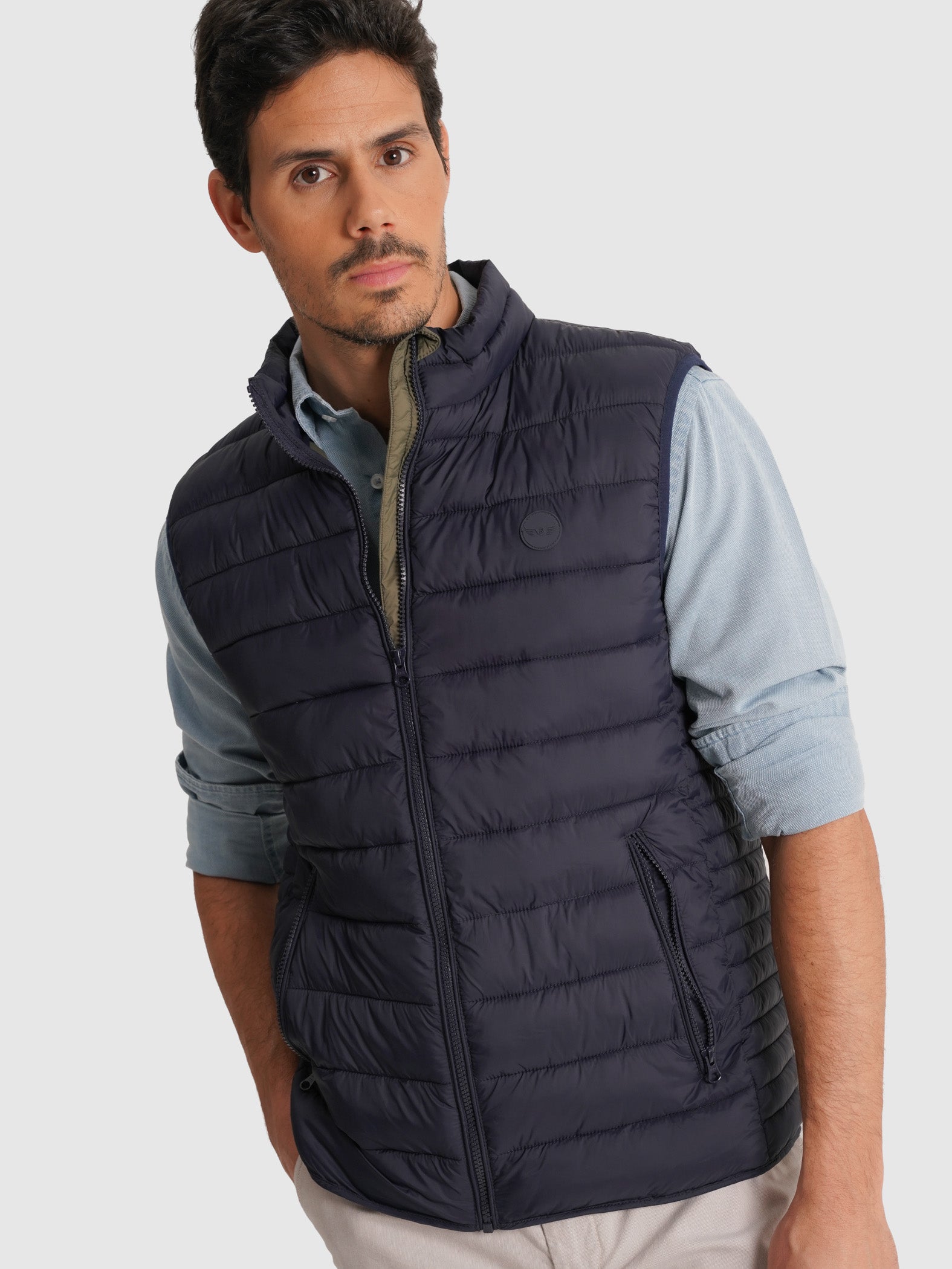 BLUSÃO AZUL REGULAR FIT MR. BLUE