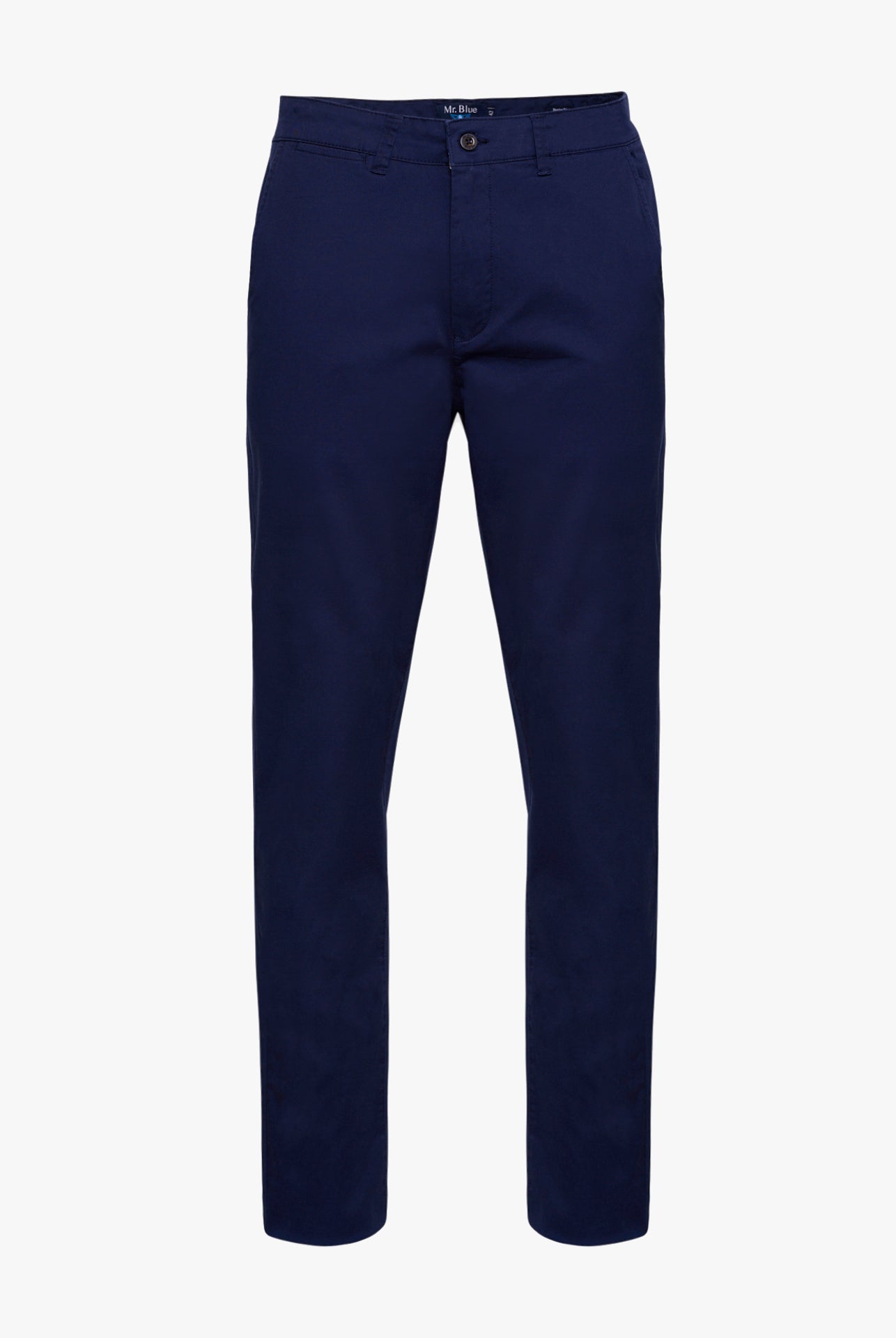 CALÇAS TWILL AZUIS REGULAR FIT MR. BLUE
