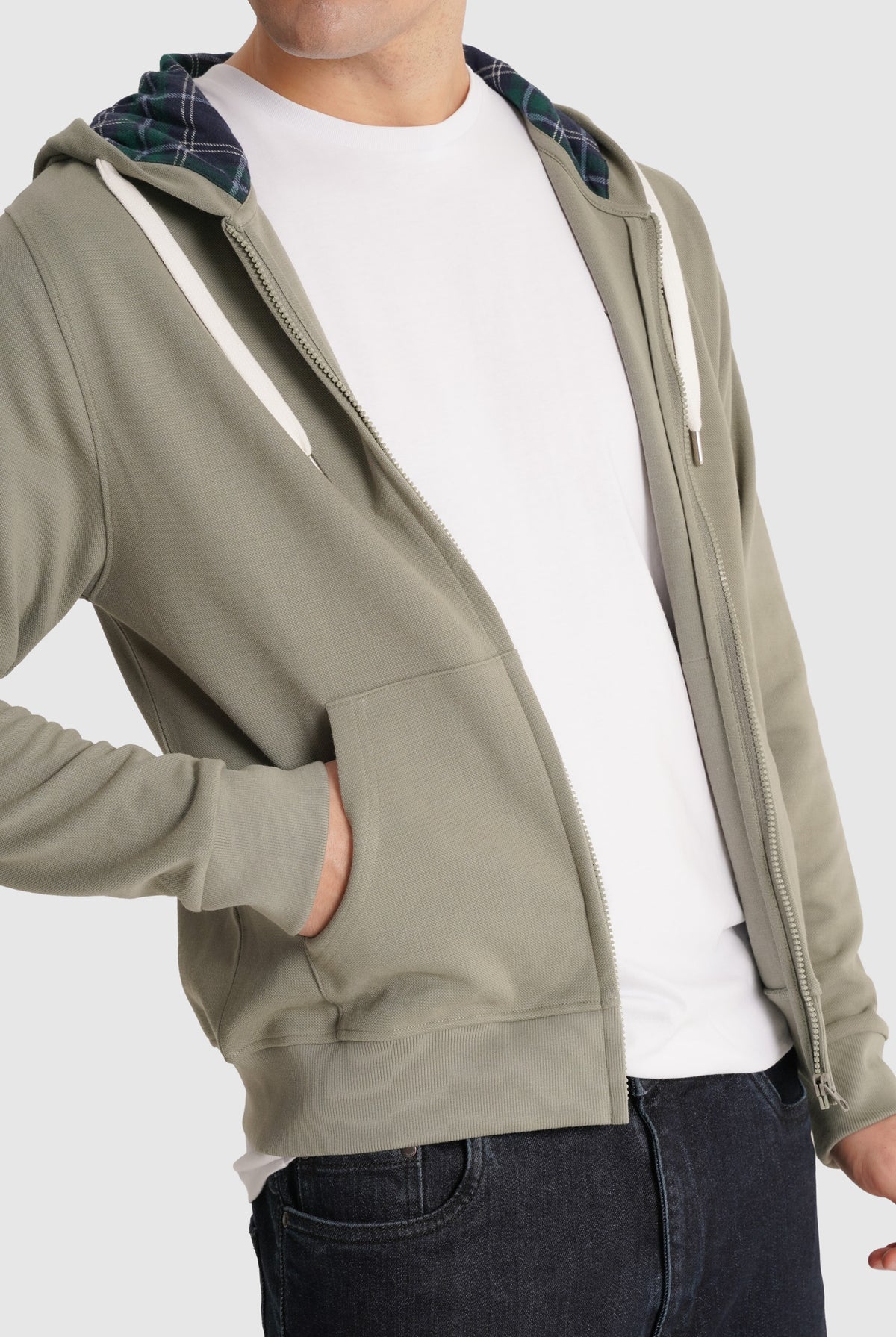 HOODIE VERDE REGULAR FIT MR. BLUE