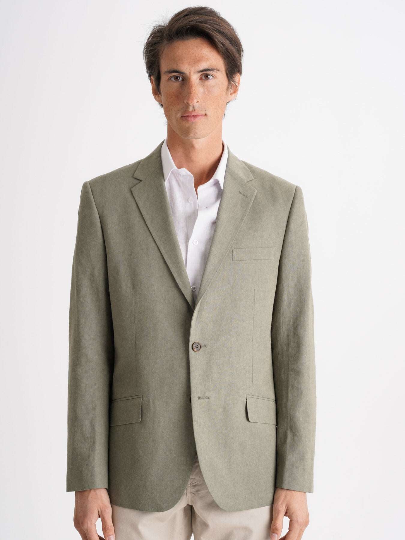 Mr. Blue Blazer Lino Verde