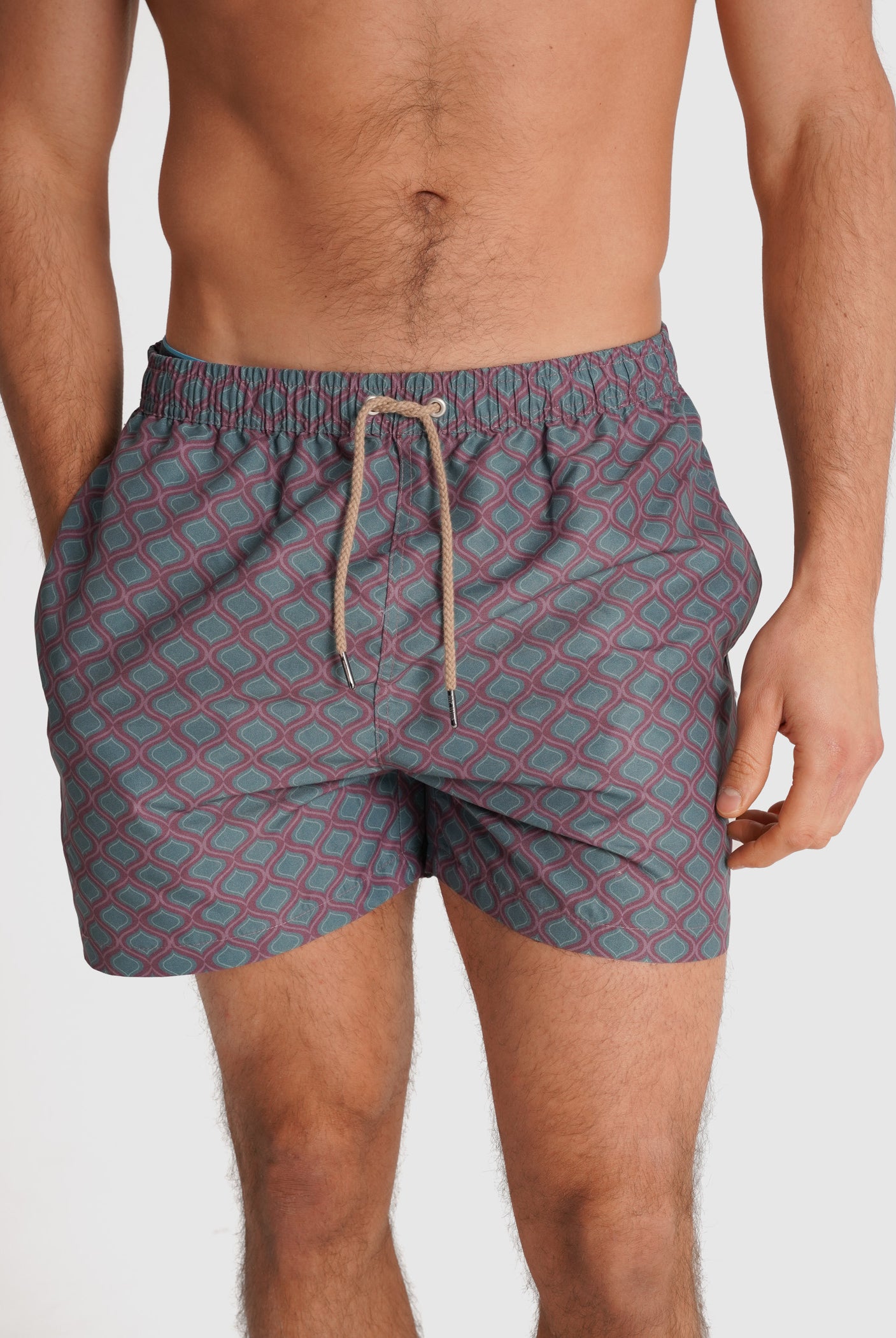 FATO BANHO VERMELHO REGULAR FIT MR. BLUE