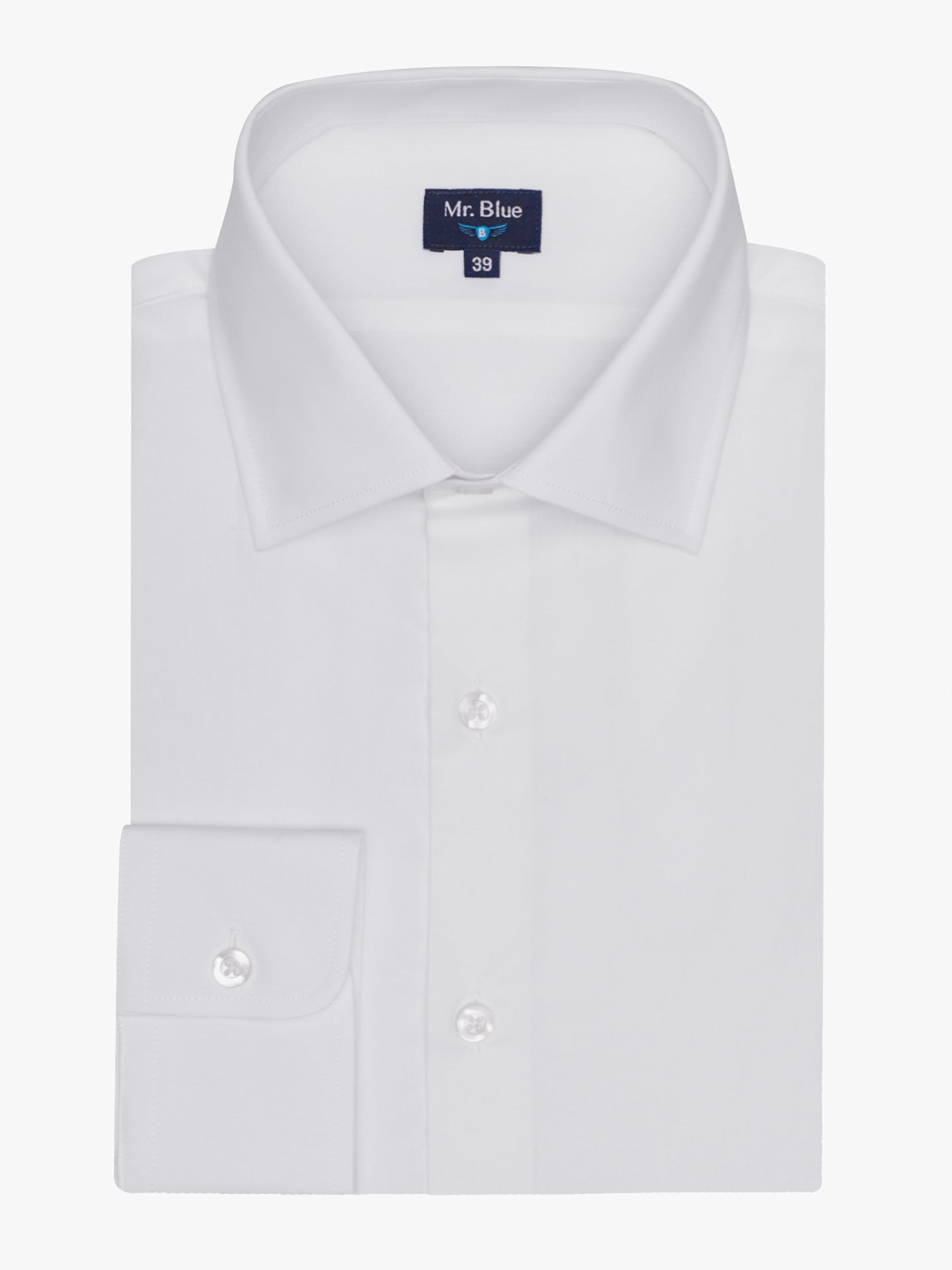 CAMISA BRANCA REGULAR FIT MR. BLUE