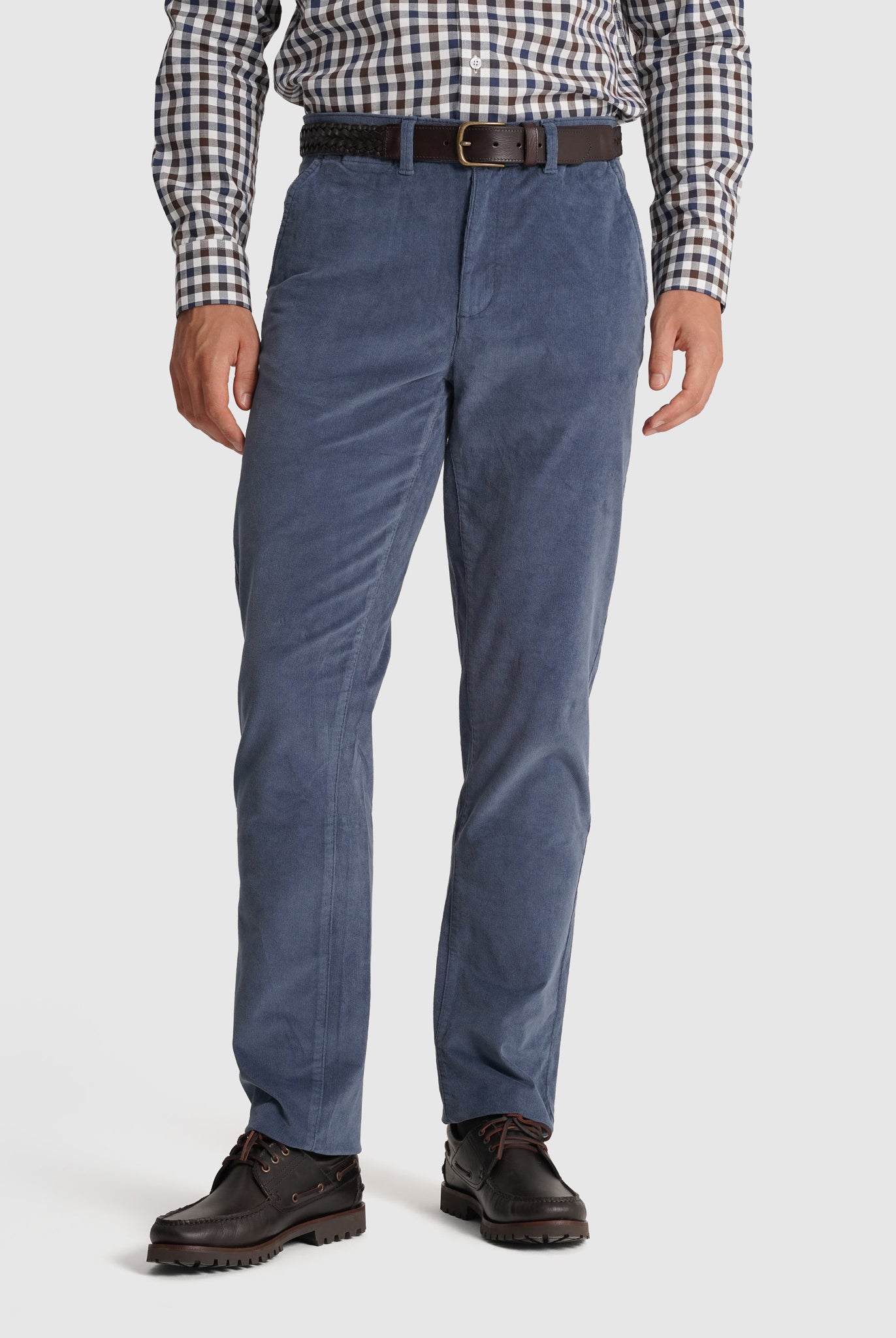 Calça Algodão Azuis Regular Fit Mr. Blue