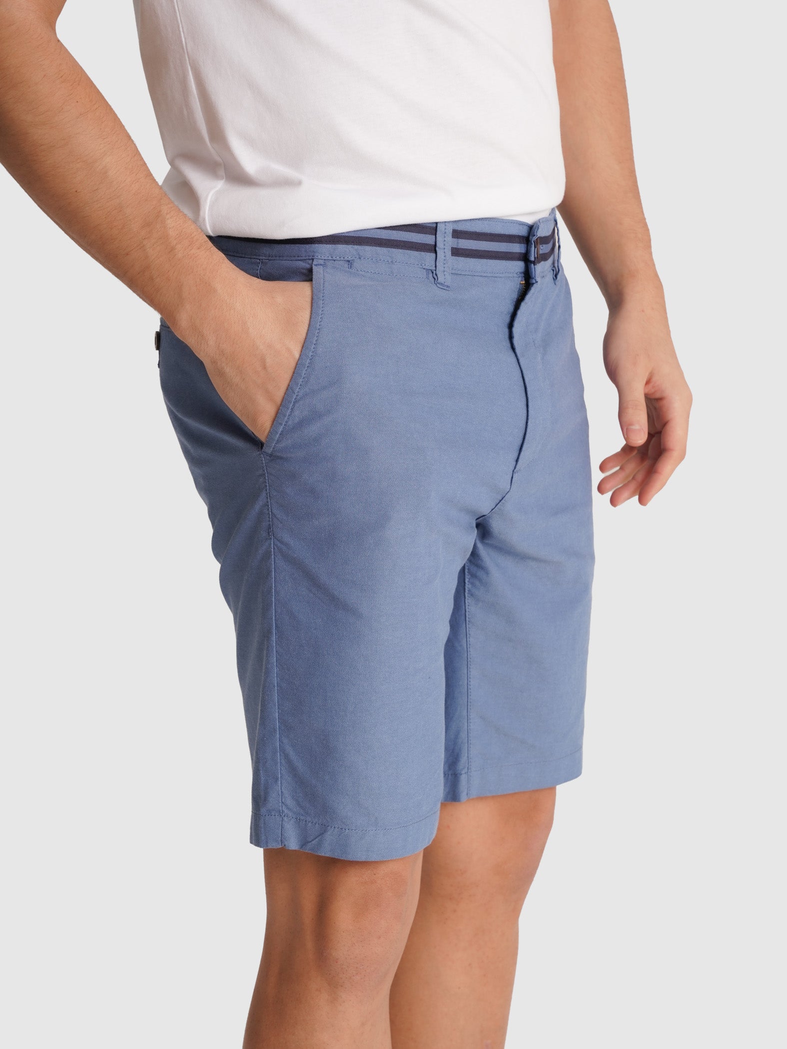 CHAMBRAY BLUE BERMUDA REGULAR FIT MR. BLUE