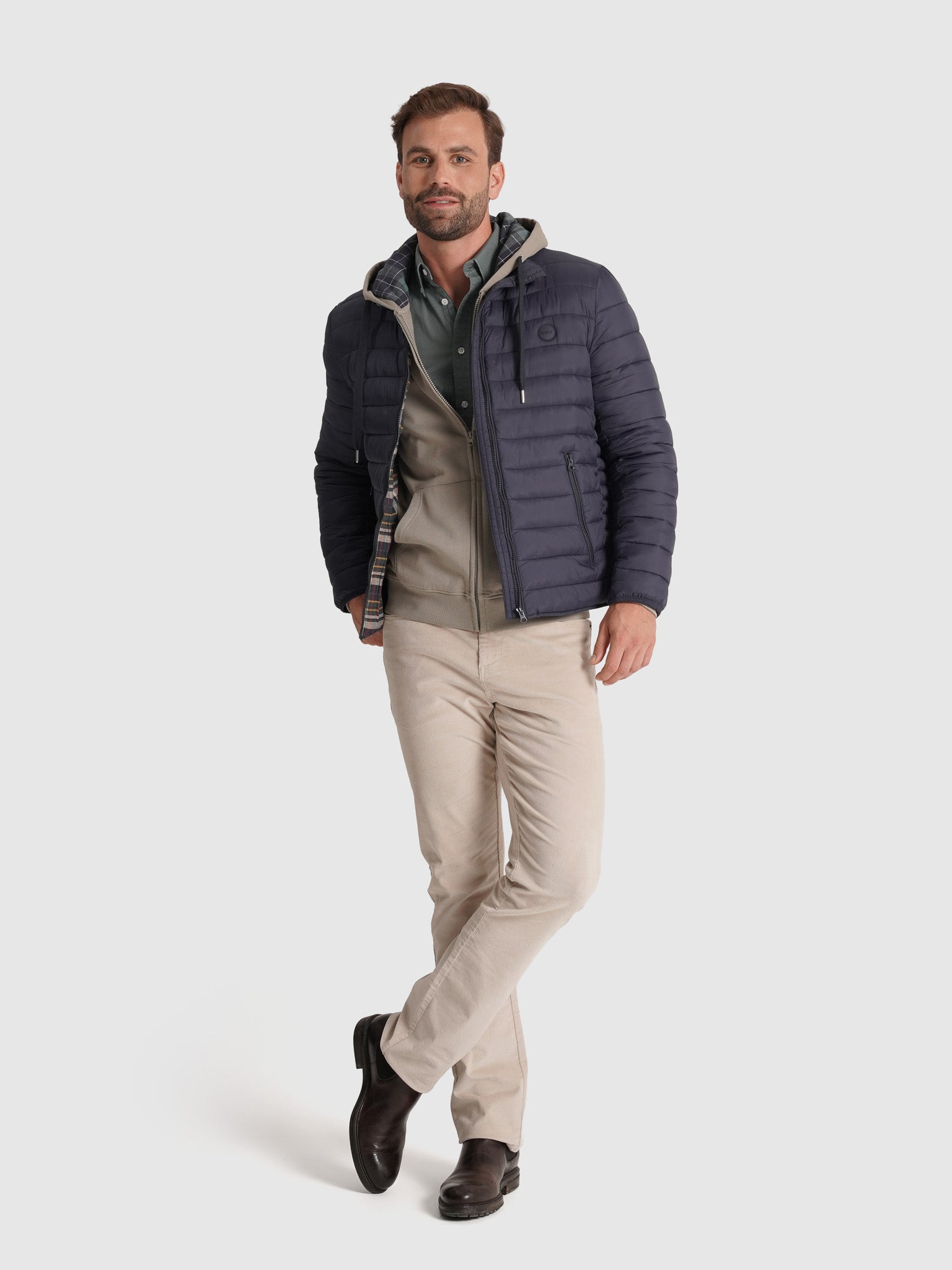 BLUSÃO ACOLCHOADO AZUL MR. BLUE