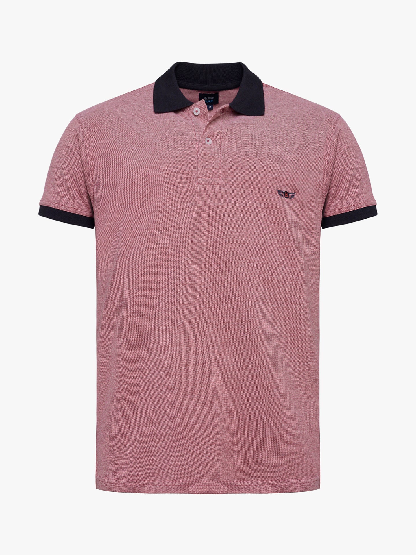 Mr. Blue Regular Fit Red Piquet Polo
