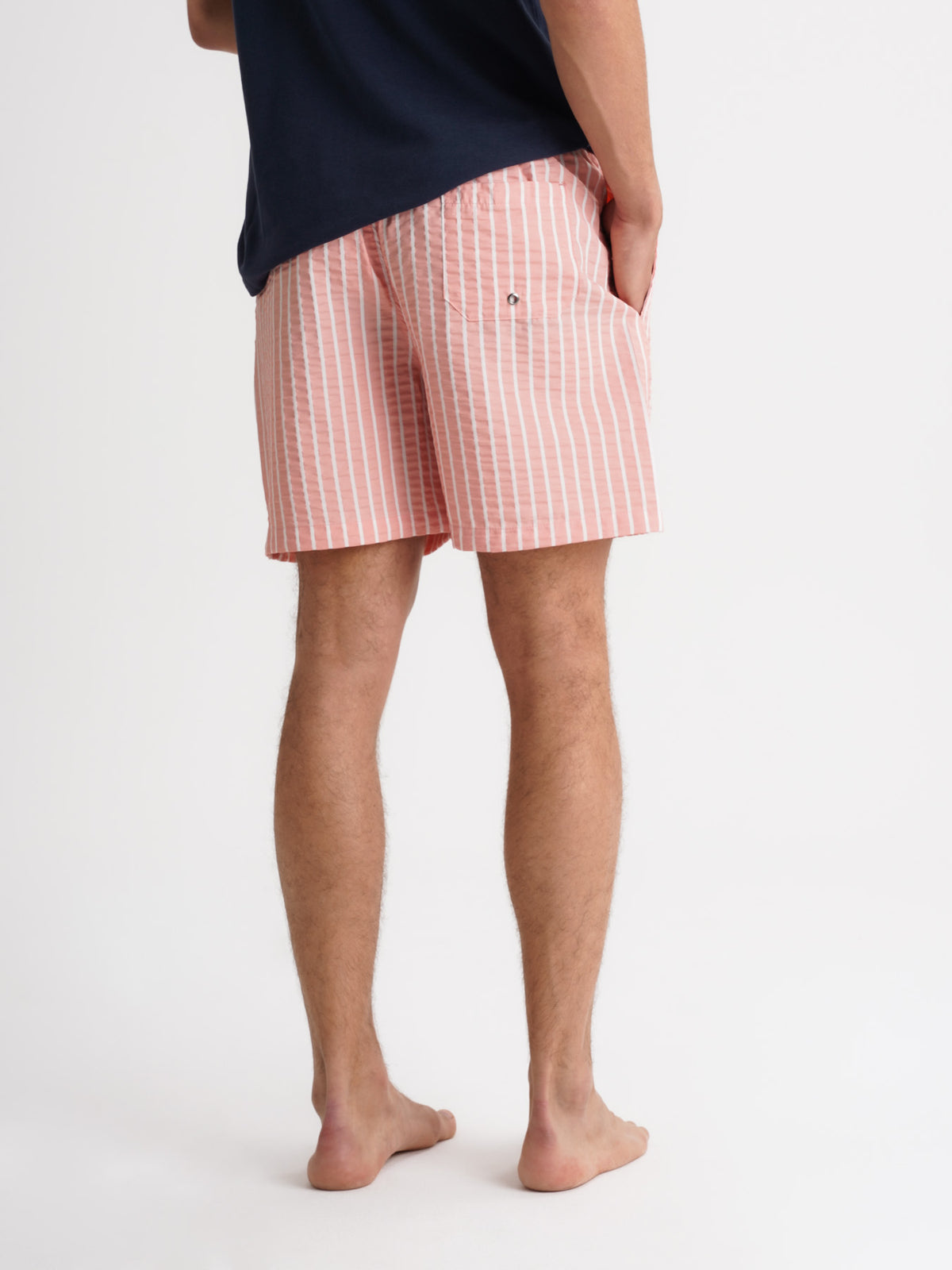 Pink Mr. Blue Classic Swimsuit