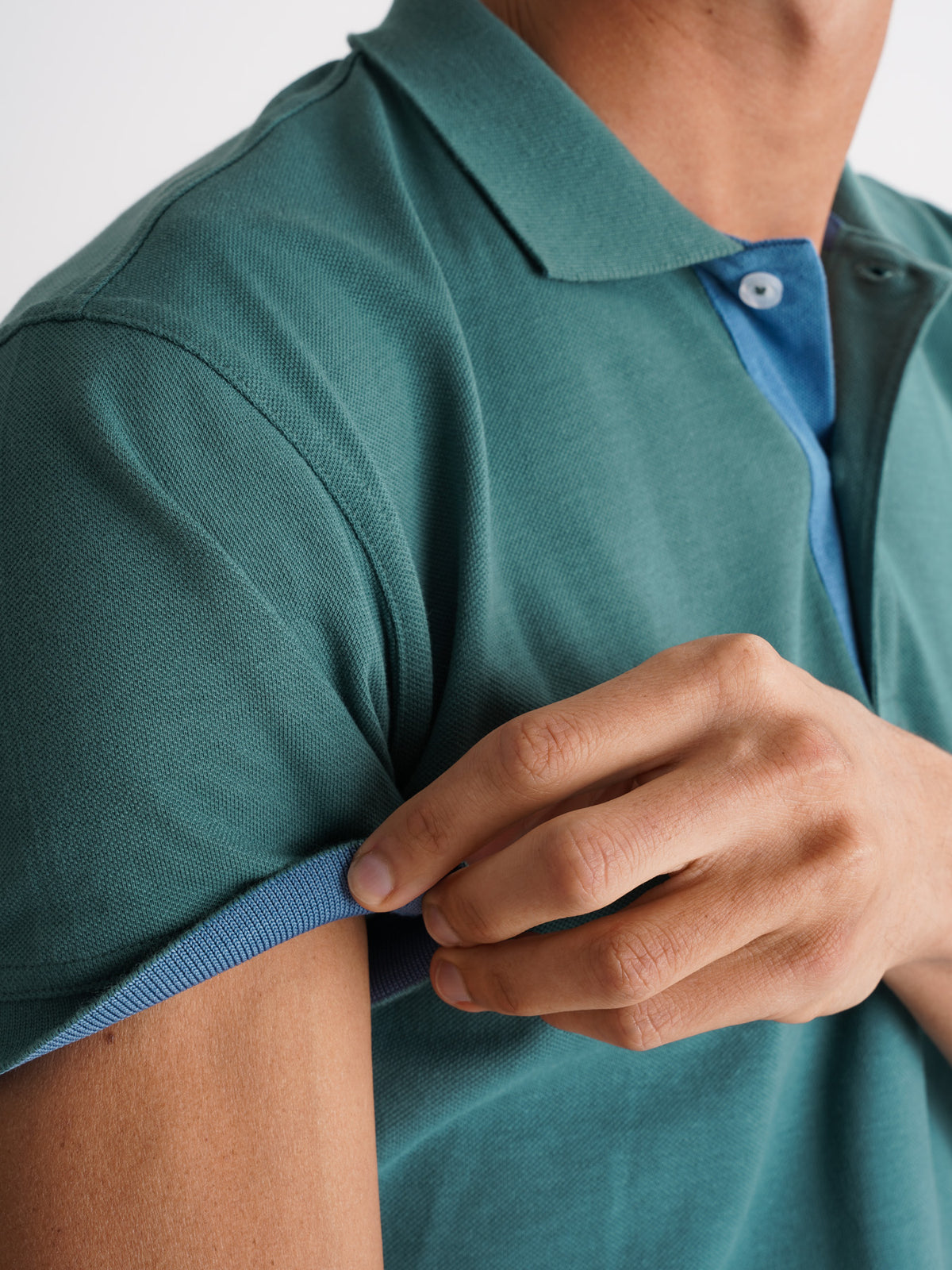 Mr. Blue Regular Fit Piquet Polo Shirt