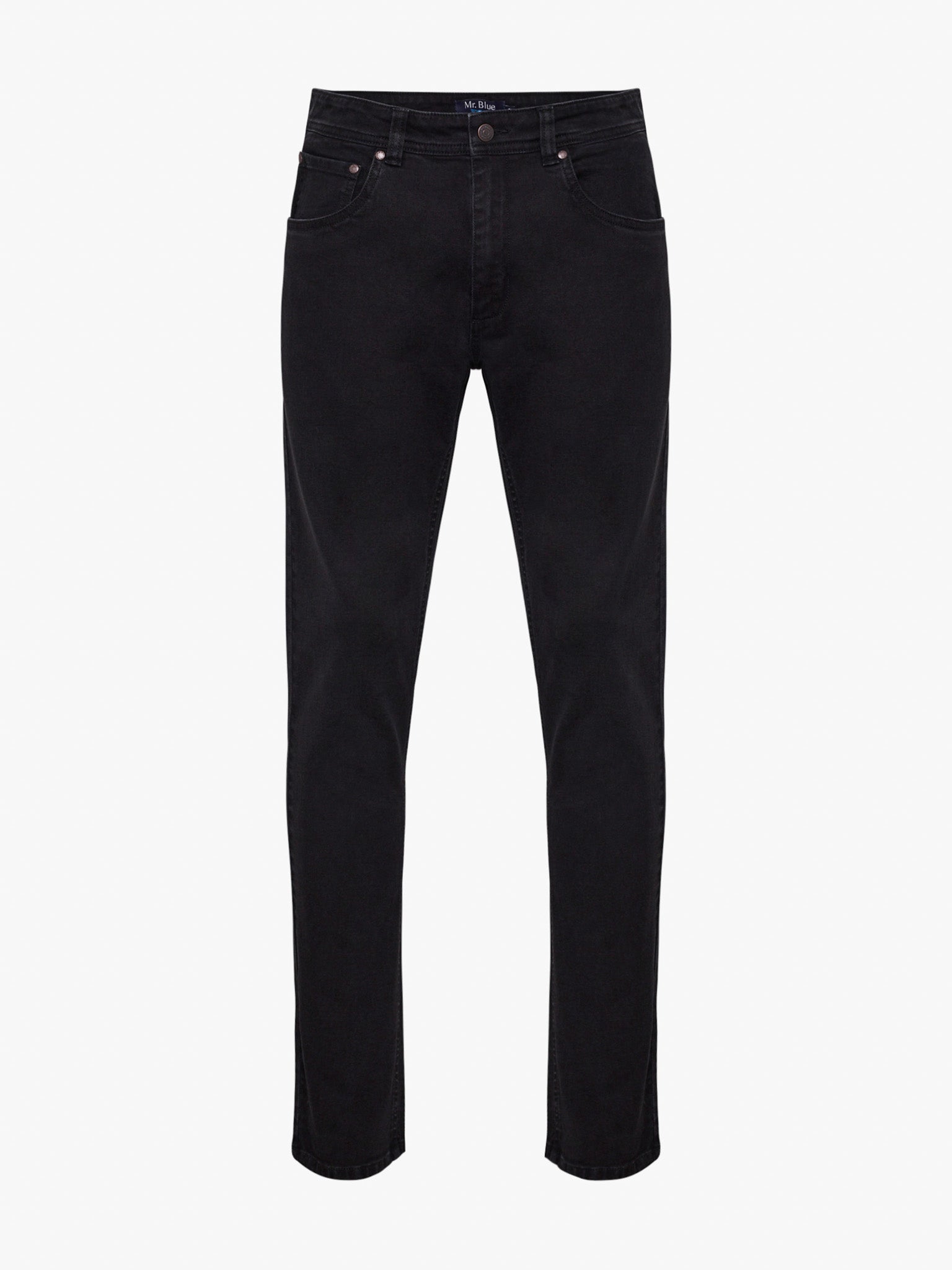 CALÇAS GANGA CINZENTAS REGULAR FIT MR. BLUE