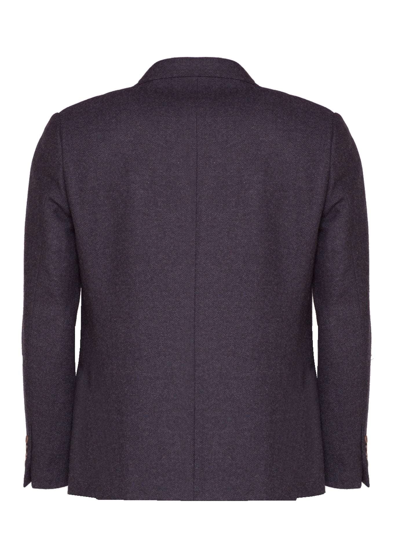 Blazer ClÃ¡ssico Tweed de lÃ£ Mr. Blue