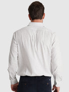 CAMISA ALGODÃO BRANCA MANGA COMPRIDA REGULAR FIT MR. BLUE