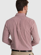 CAMISA ALGODÃO VERMELHA MANGA COMPRIDA REGULAR FIT MR. BLUE