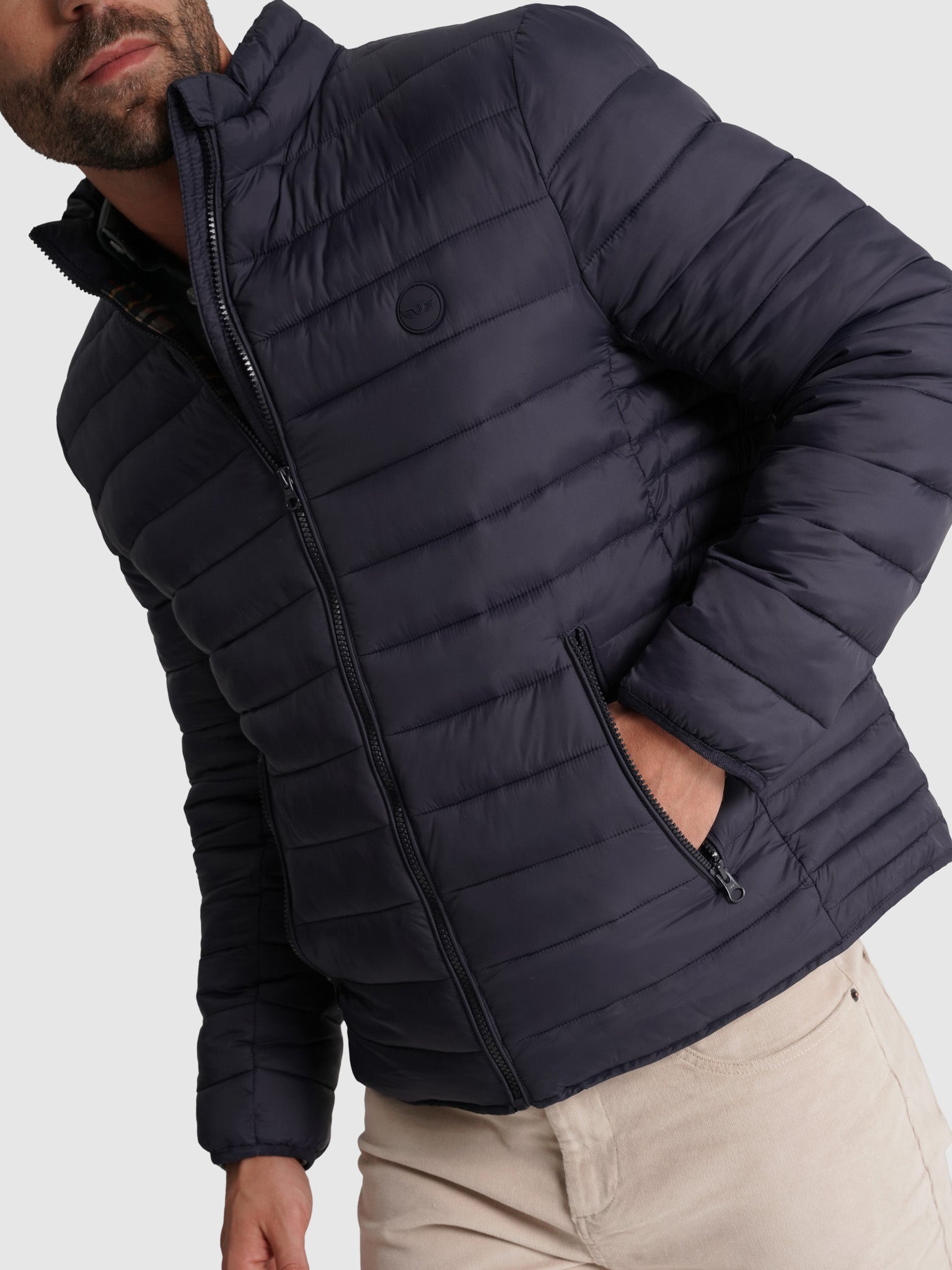 BLUSÃO ACOLCHOADO AZUL MR. BLUE