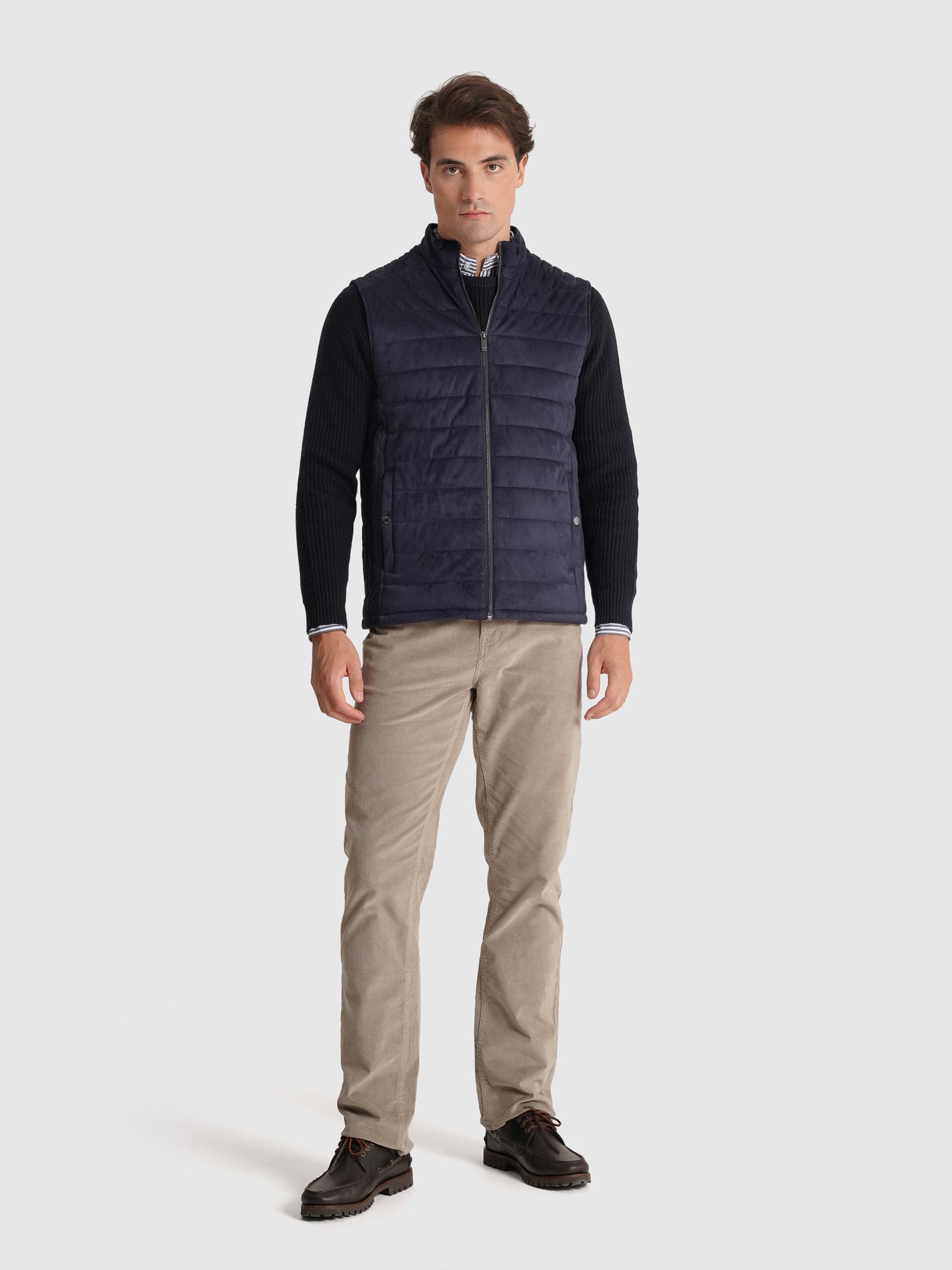 BLUSÃO AZUL REGULAR FIT MR. BLUE