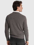 PULLOVER LÃ CASTANHO MANGA COMPRIDA REGULAR FIT MR. BLUE