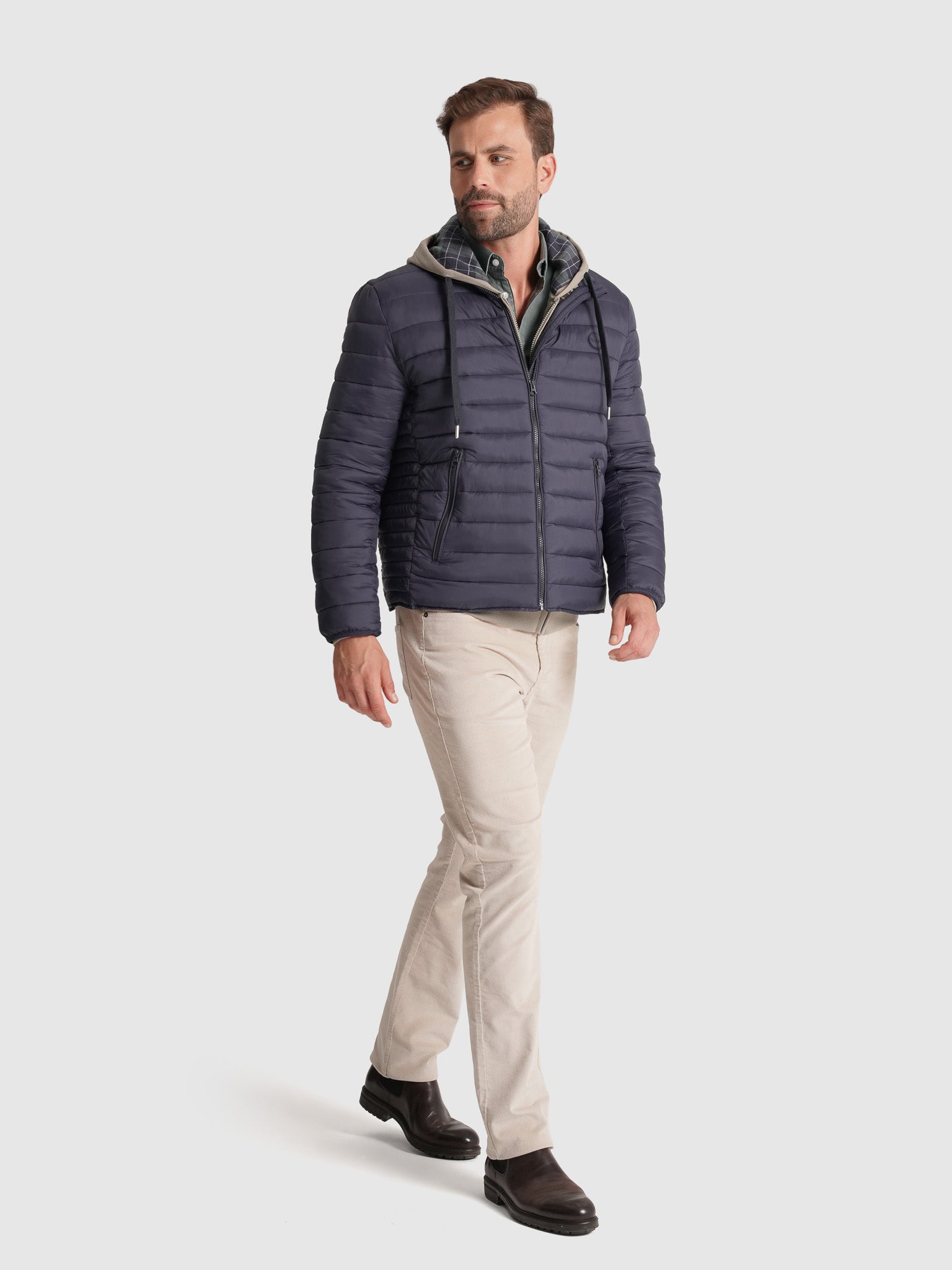 BLUSÃO ACOLCHOADO AZUL MR. BLUE