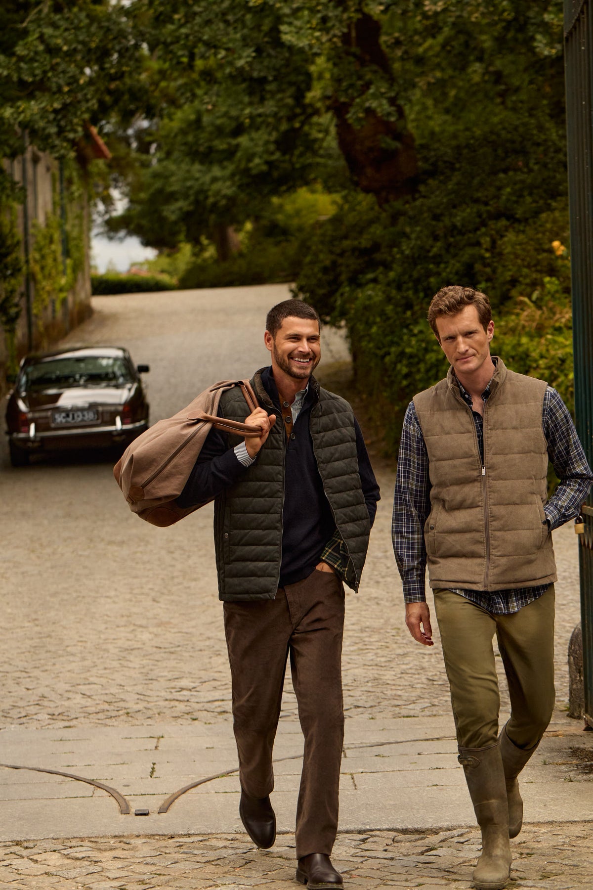 Nova coleção Mr. Blue AW26 Heritage Mist: moda masculina Outono/Inverno 2026 em destaque no banner principal.