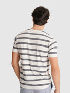 T-SHIRT ALGODÃO AZUL MANGA CURTA REGULAR FIT MR. BLUE