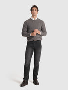 PULLOVER LÃ CASTANHO MANGA COMPRIDA REGULAR FIT MR. BLUE