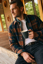 SOBRECAMISA LÃ CASTANHA MANGA COMPRIDA REGULAR FIT MR. BLUE