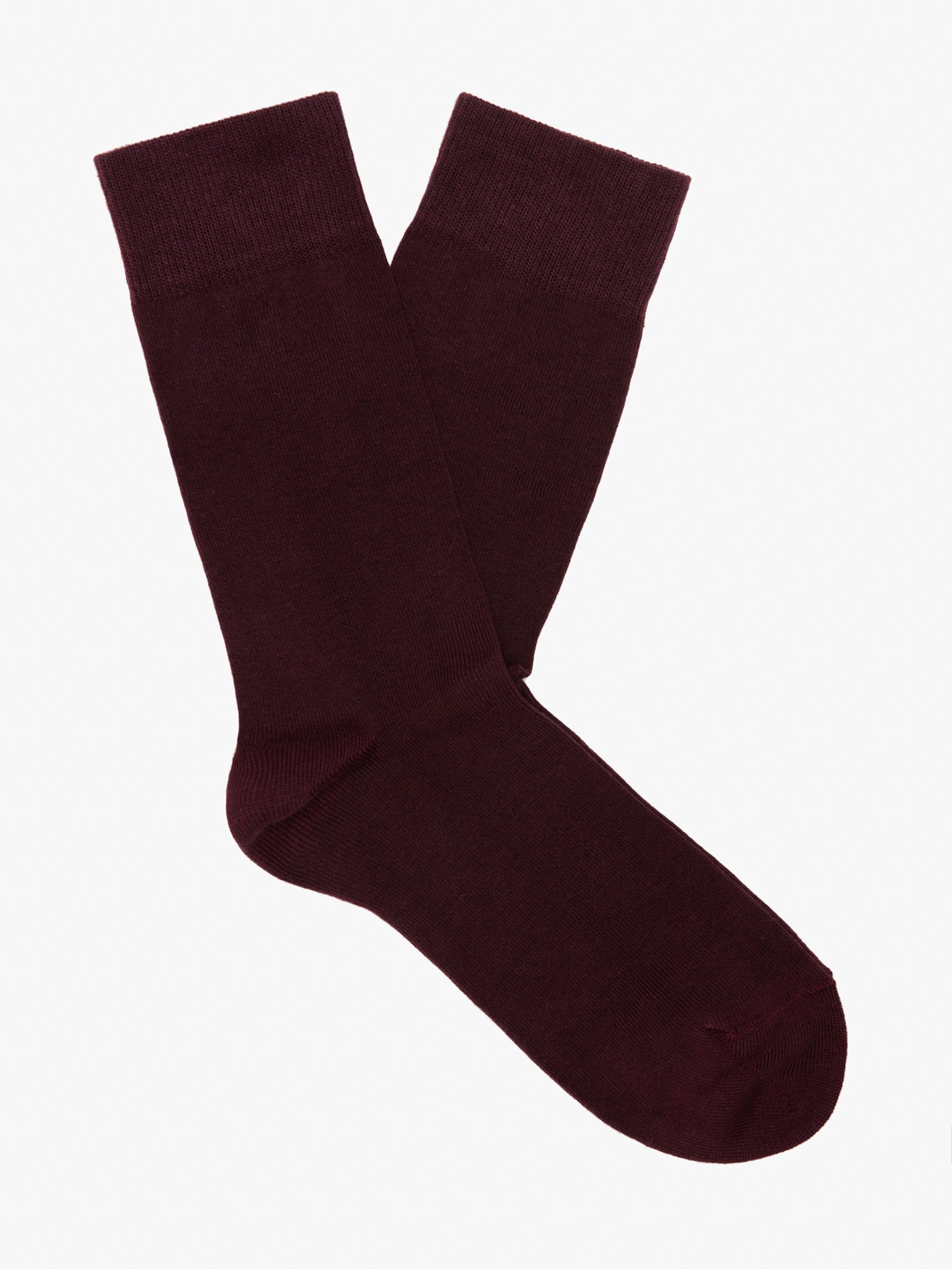 MEIAS LÃ BORDEAUX REGULAR FIT MR. BLUE