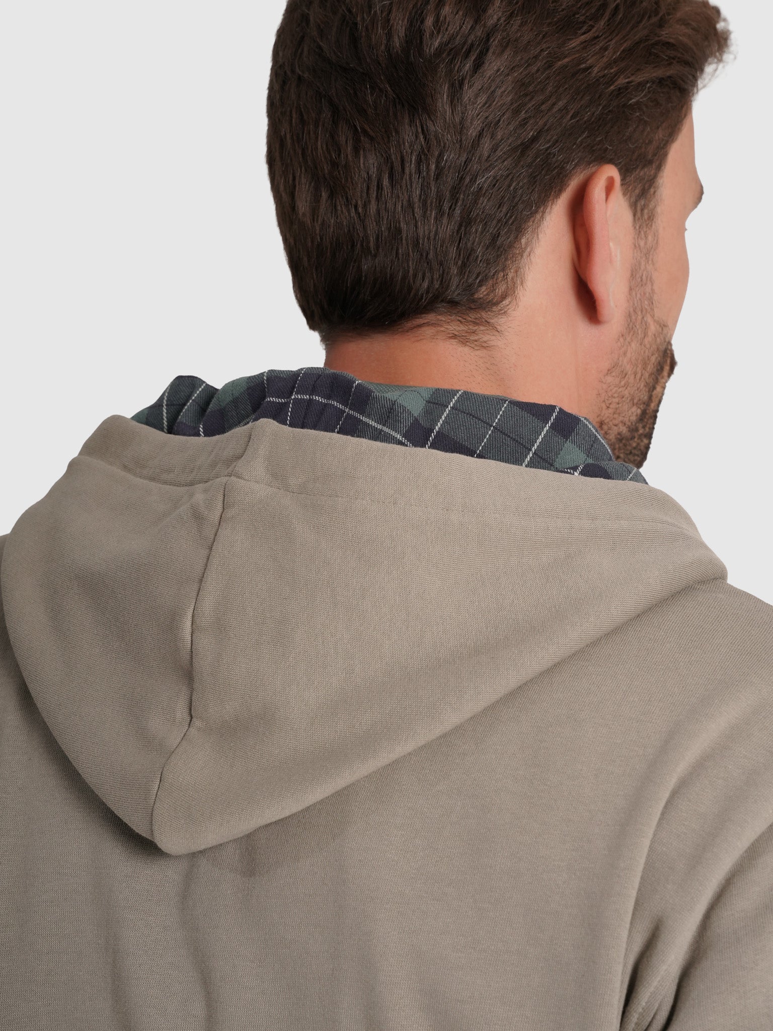 SUDADERA DE ALGODÓN VERDE MANGA LARGA REGULAR FIT MR. AZUL