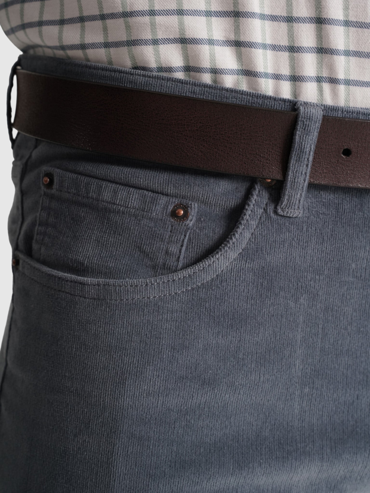 CALÇAS ALGODÃO AZUIS SLIM FIT MR. BLUE