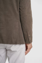 BLAZER ALGODÃO CASTANHO LISO MR. BLUE