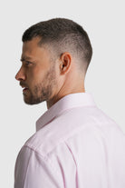 CAMISA ALGODÃO CLASSIC FIT ROSA LISA MR. BLUE