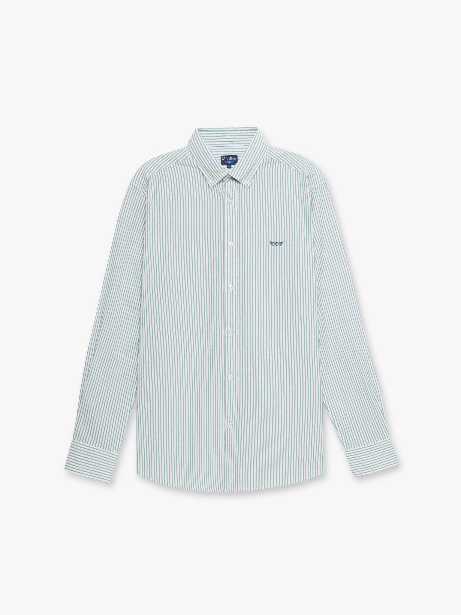 LONG SLEEVE GREEN SHIRT REGULAR FIT MR. BLUE
