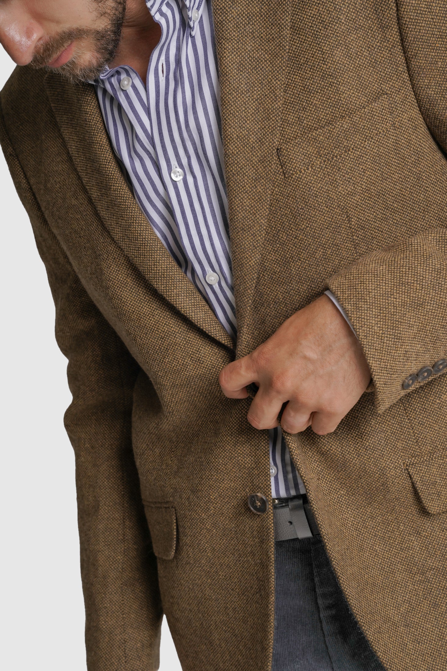 BLAZER LÃ REGULAR FIT AMARELO LISO MR. BLUE