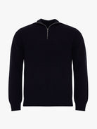 PULLOVER LÃ MERINO AZUL MANGA COMPRIDA REGULAR FIT MARK BELLUCCI