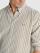 CAMISA VERDE MANGA COMPRIDA REGULAR FIT MR. BLUE