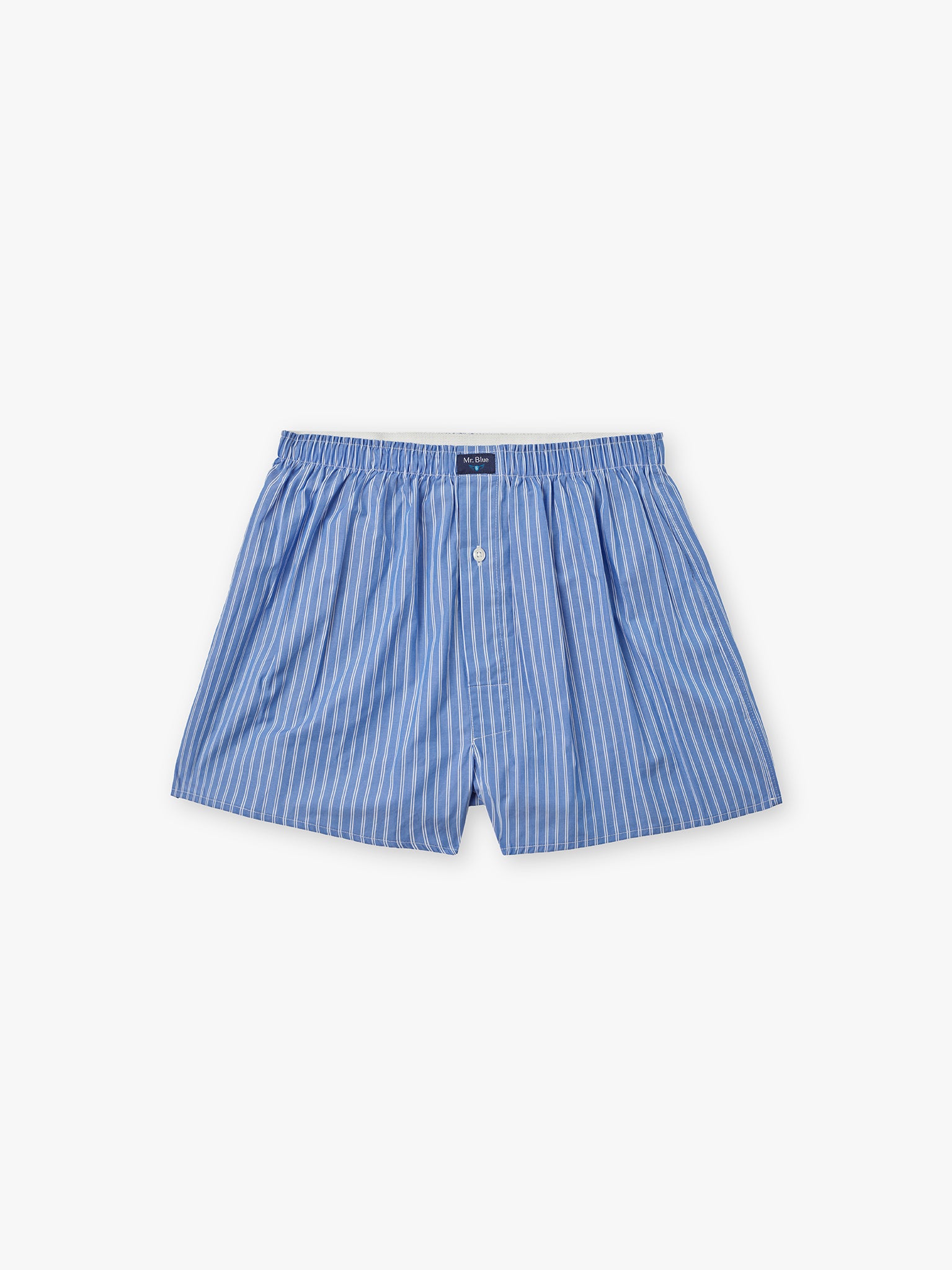 BOXERS CLASSIC FIT AZUIS RISCAS MR. BLUE