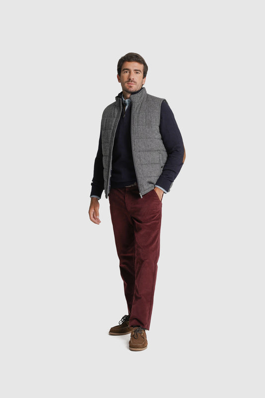 COLETE OUTROS REGULAR FIT CINZENTO LISO MR. BLUE