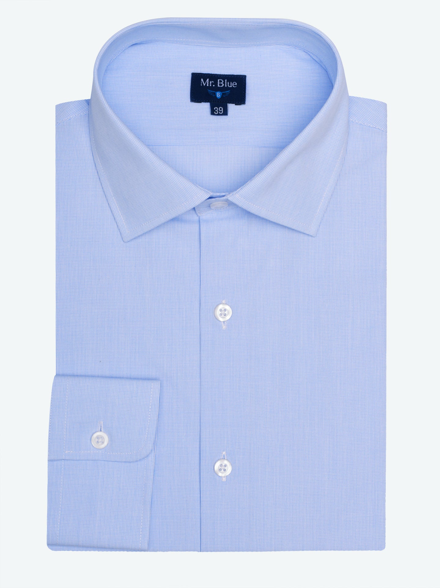 CAMISA AZUL CLASSIC FIT MR. AZUL