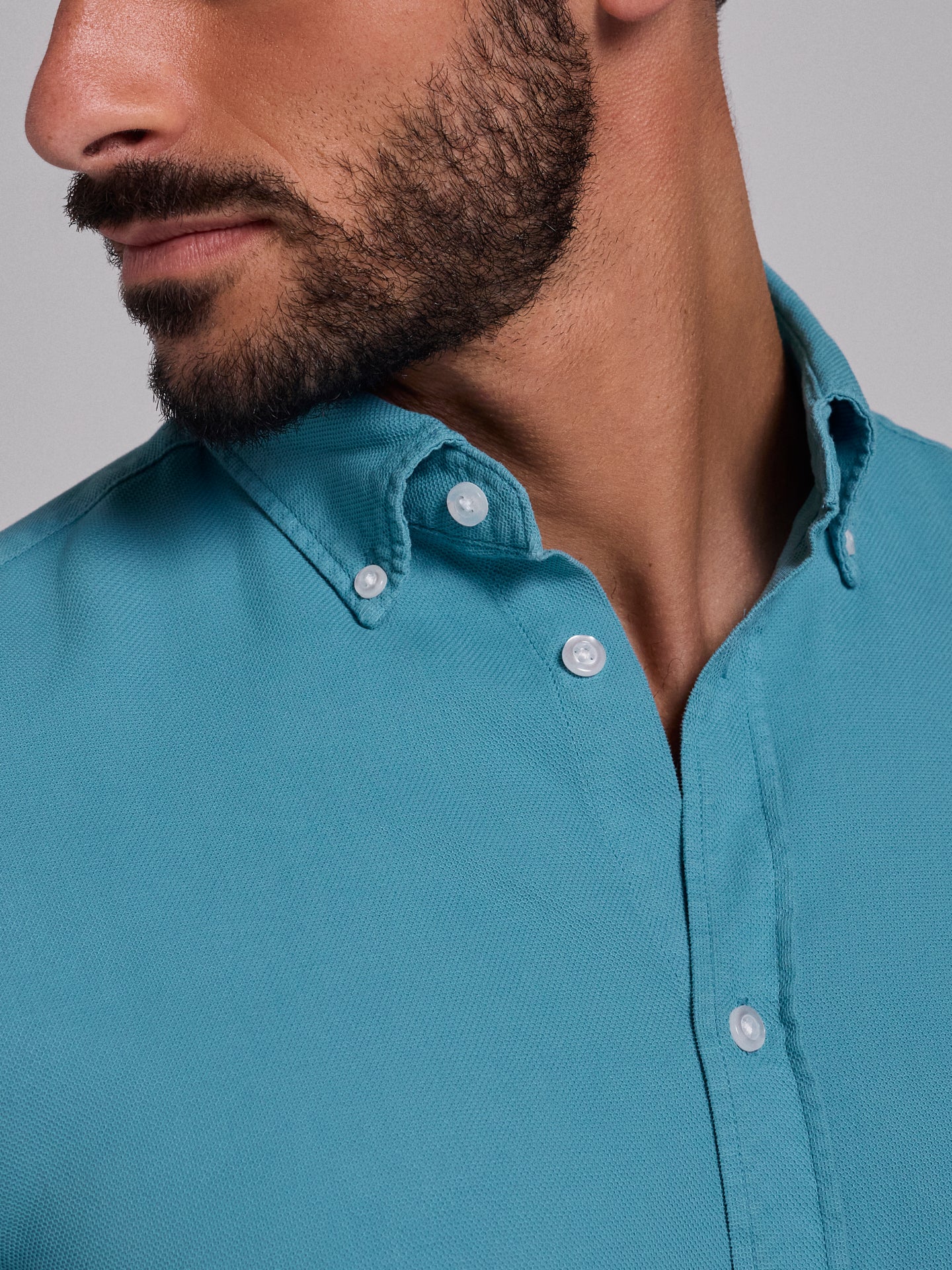 BLUE COTTON SHIRT LONG SLEEVE REGULAR FIT MR. BLUE