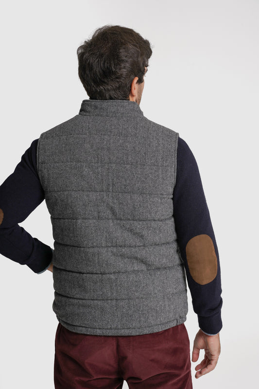 COLETE OUTROS REGULAR FIT CINZENTO LISO MR. BLUE