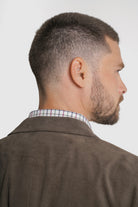 BLAZER ALGODÃO CASTANHO LISO MR. BLUE