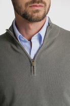 PULLOVER LÃ REGULAR FIT VERDE LISO MR. BLUE
