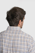 CAMISA FLANELA REGULAR FIT CASTANHA QUADRADA MR. BLUE