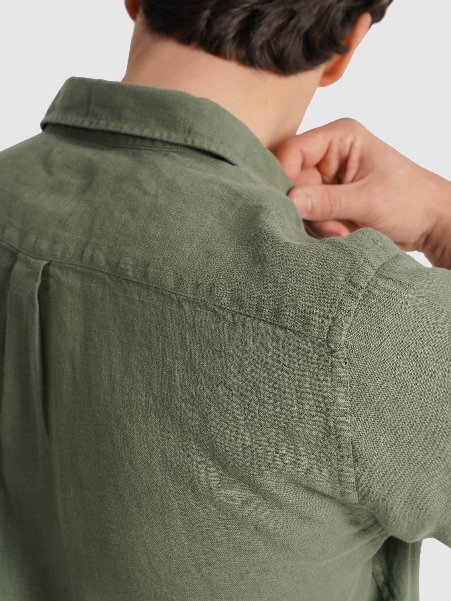 CAMISA SASTRERÍA MANGA LARGA VERDE MARK BELLUCCI