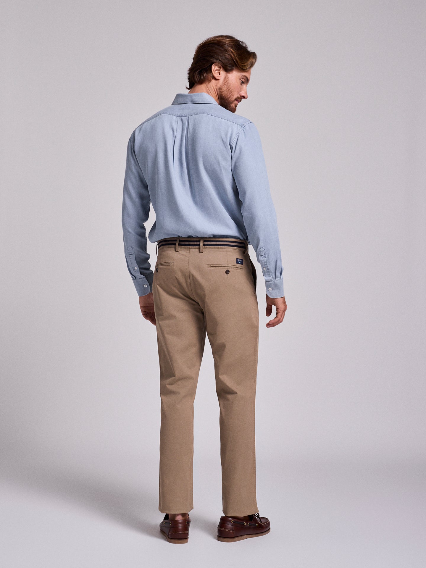 CALÇA CAMEL REGULAR FIT MR. BLUE