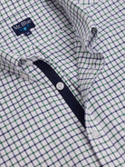 CAMISA ALGODÃO AZUL MANGA CURTA REGULAR FIT MR. BLUE