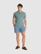 POLO PIQUET VERDE MANGA CURTA REGULAR FIT MR. BLUE