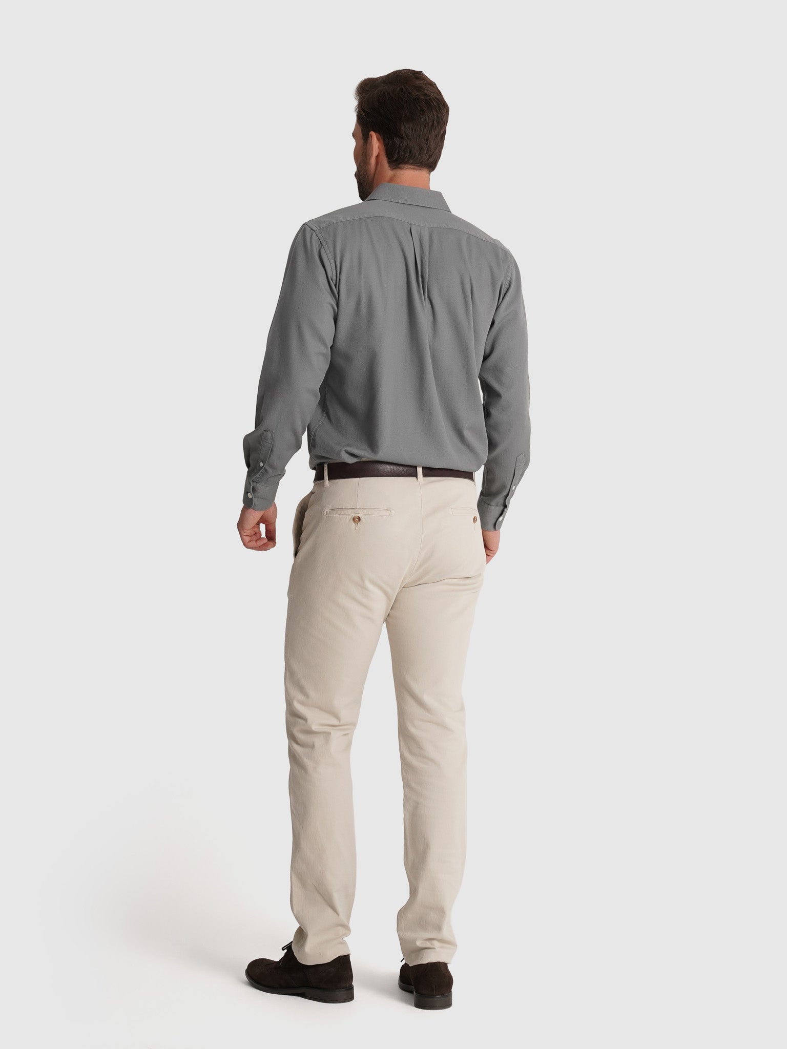 CAMISA ALGODÃO VERDE MANGA COMPRIDA REGULAR FIT MARK BELLUCCI