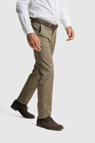 CALÇAS ALGODÃO SLIM FIT VERDES LISAS MR. BLUE