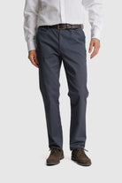 CALÇAS ALGODÃO SLIM FIT AZUIS LISAS MR. BLUE