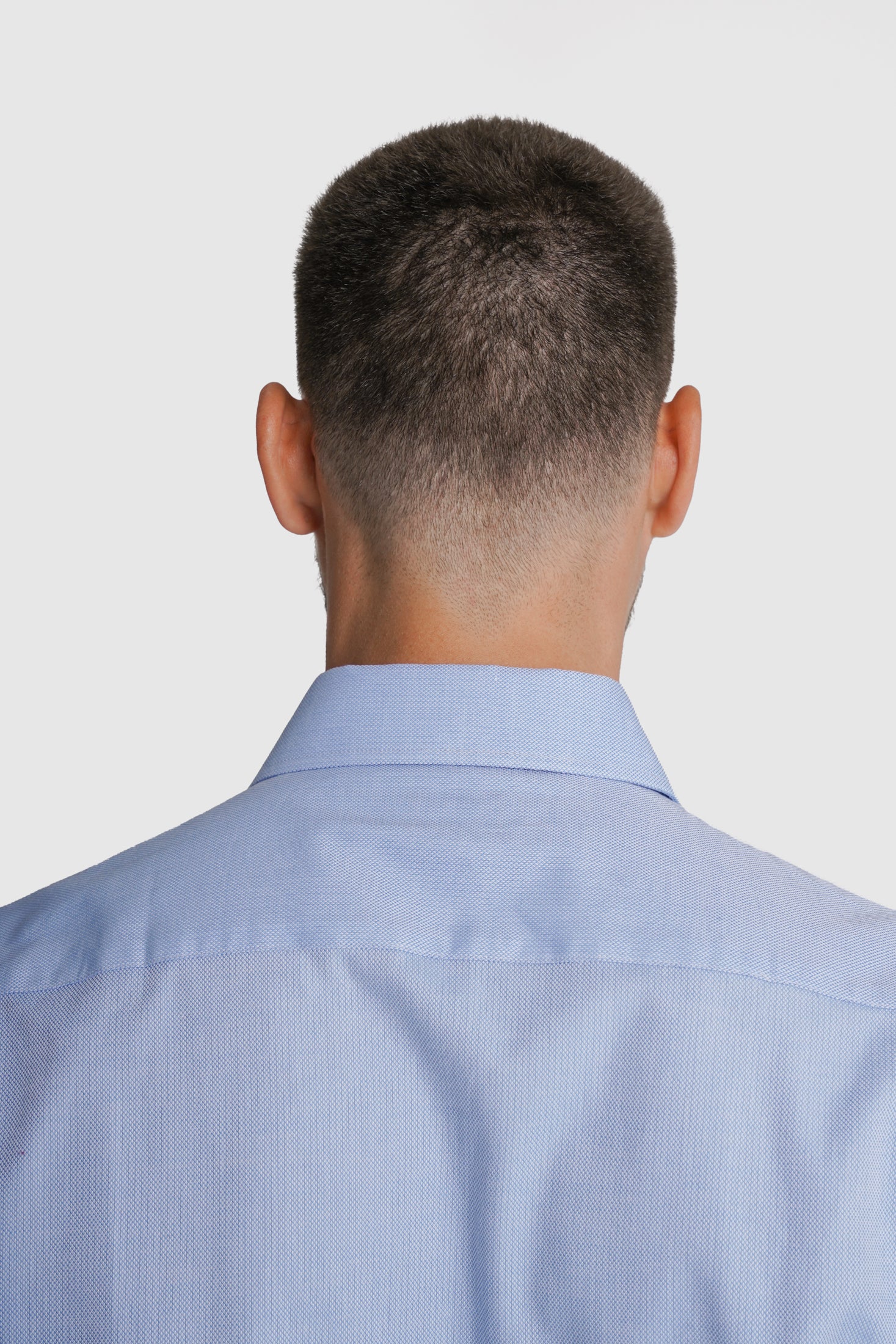 CAMISA ALGODÃO SLIM FIT AZUL LISA MR. BLUE