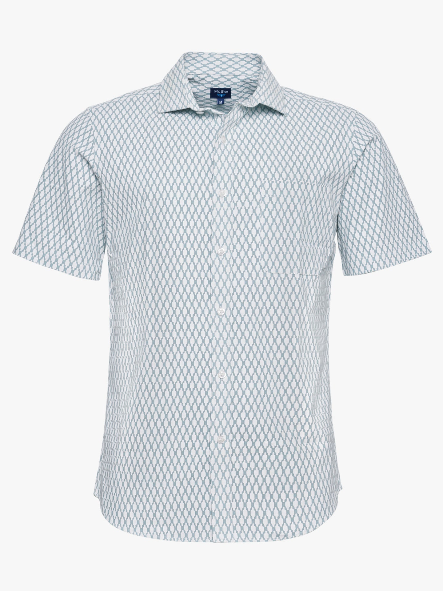 Regular Fit Blue Linen Shirt Mr. Blue